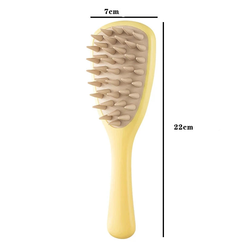 brosse à shampooing et massage cuir chevelure