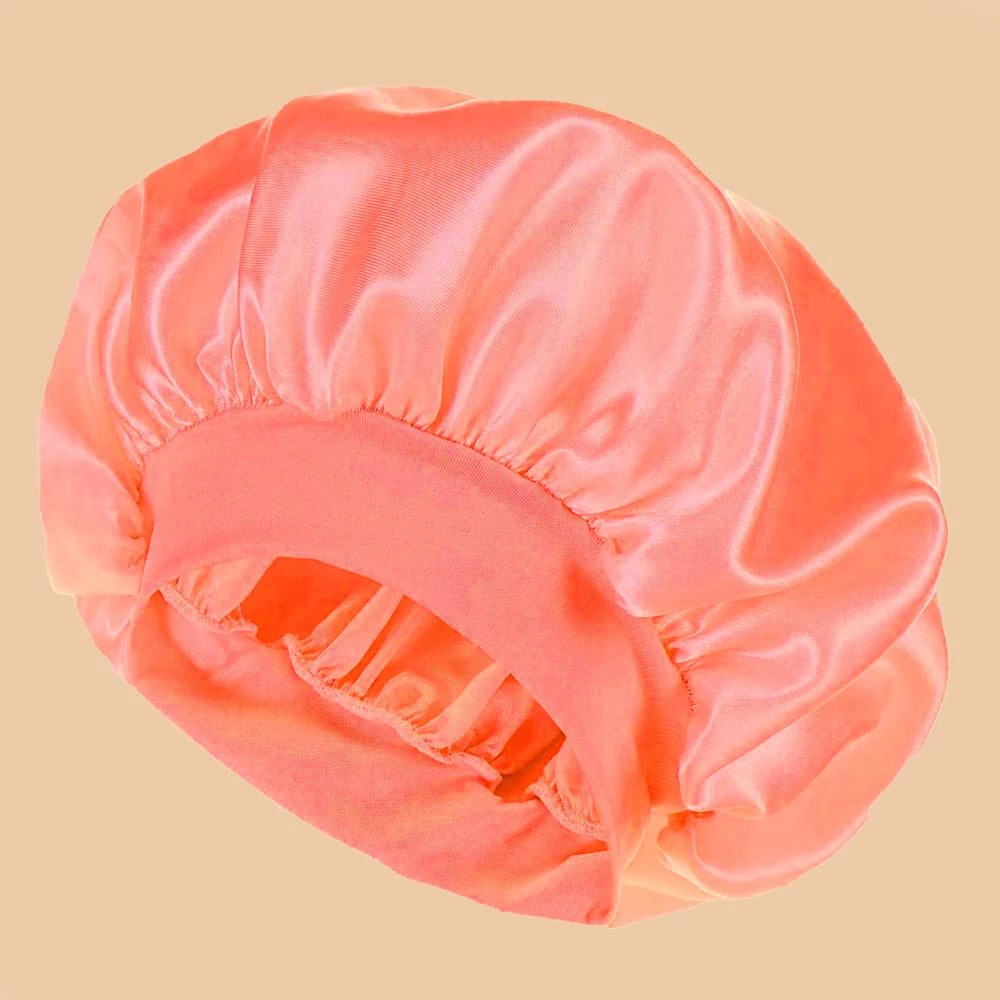 Bonnet de nuit en satin